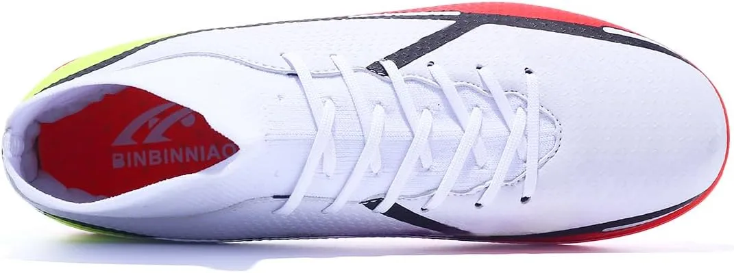 Soccer Cleats Indoor Soccer Shoes Mens Womens Anti Slip High Top Outdoor Grass Turf Football Cleats