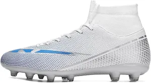 Soccer Shoes with Excellent Traction, Grip, and Comfort - Durable, Lightweight & Breathable - Unisex Soccer Cleats for Boys & Girls