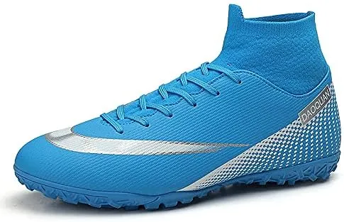 Soccer Shoes with Excellent Traction, Grip, and Comfort - Durable, Lightweight & Breathable - Unisex Soccer Cleats for Boys & Girls