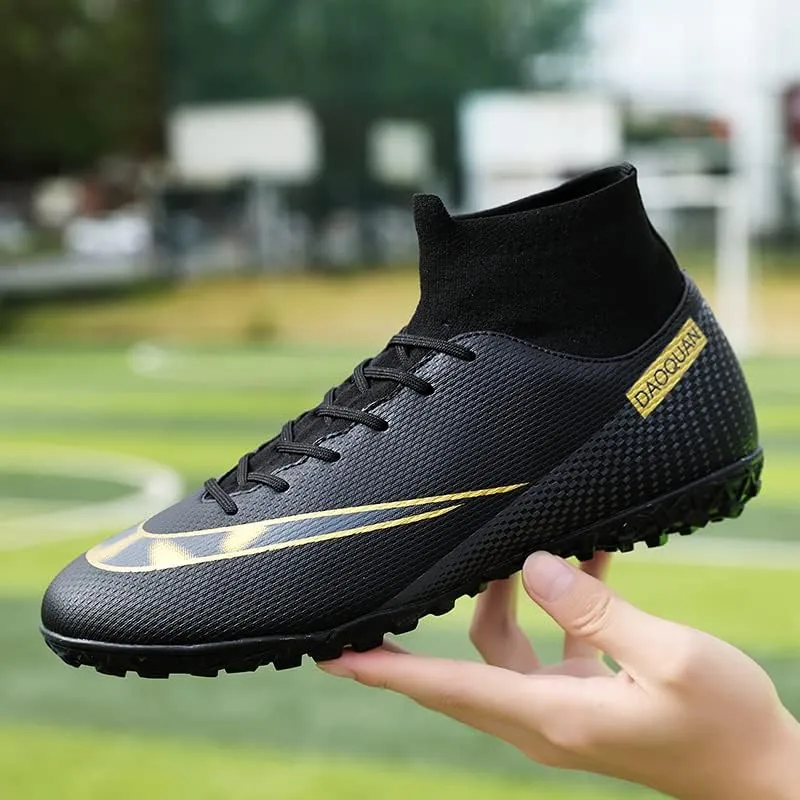 Soccer Shoes with Excellent Traction, Grip, and Comfort - Durable, Lightweight & Breathable - Unisex Soccer Cleats for Boys & Girls