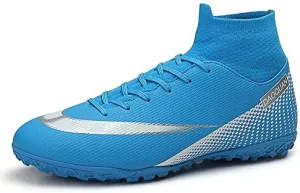 Soccer Shoes with Excellent Traction, Grip, and Comfort - Durable, Lightweight & Breathable - Unisex Soccer Cleats for Boys & Girls