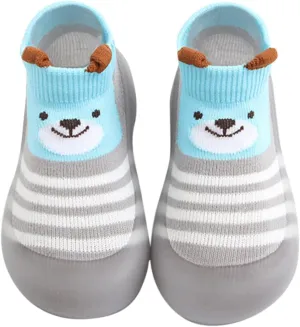 Sock Shoes for Kids Duck Boots Toddler Slip On Sneakers Lightweight Non-Slip Rubber Sole Baby First Walking Shoes
