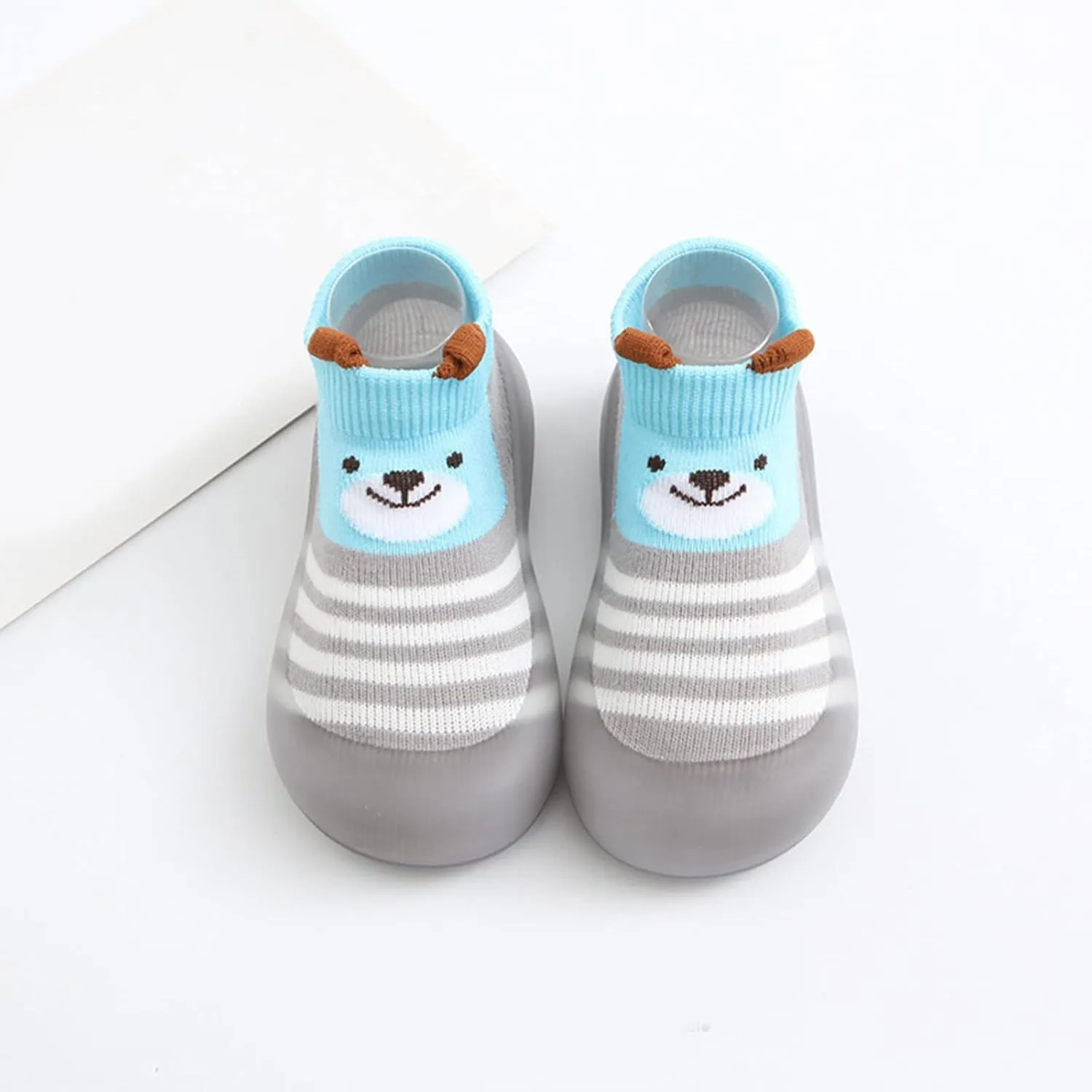 Sock Shoes for Kids Duck Boots Toddler Slip On Sneakers Lightweight Non-Slip Rubber Sole Baby First Walking Shoes