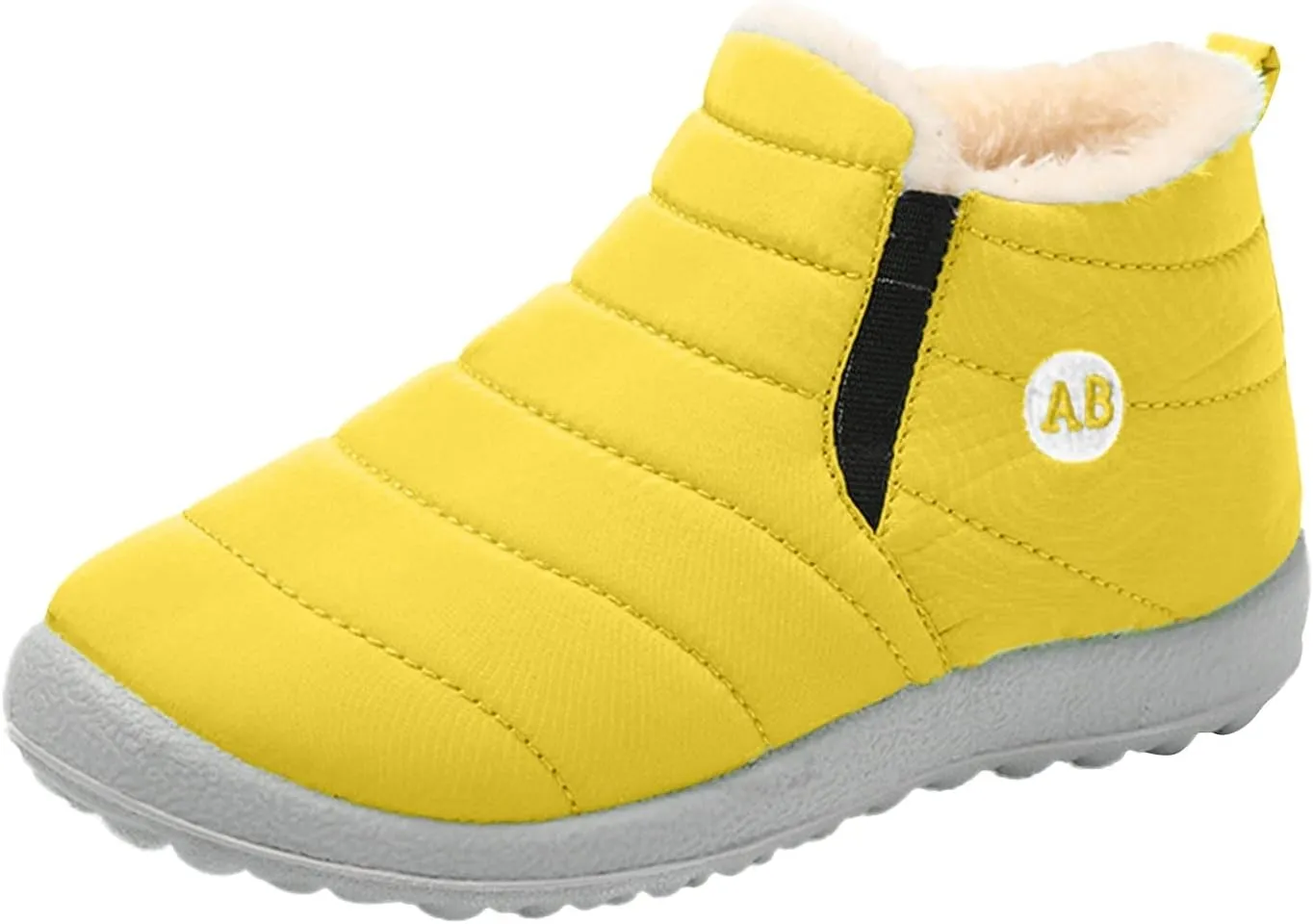 Sorely Snow Boots Girls Childrens Winter Fleece Childrens Boots Flat Splashing Girls Leather Dress Boots