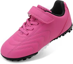 Stelle Boys Girls Indoor Soccer Shoes Kids Turf Shoes Baseball/Softball Futsal Athletic Cleats for Toddler/Little/Big Kid