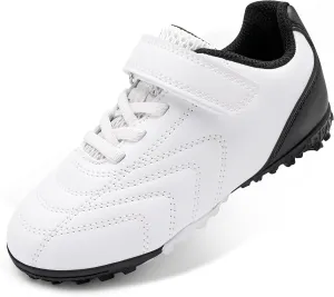 Stelle Boys Girls Indoor Soccer Shoes Kids Turf Shoes Baseball/Softball Futsal Athletic Cleats for Toddler/Little/Big Kid