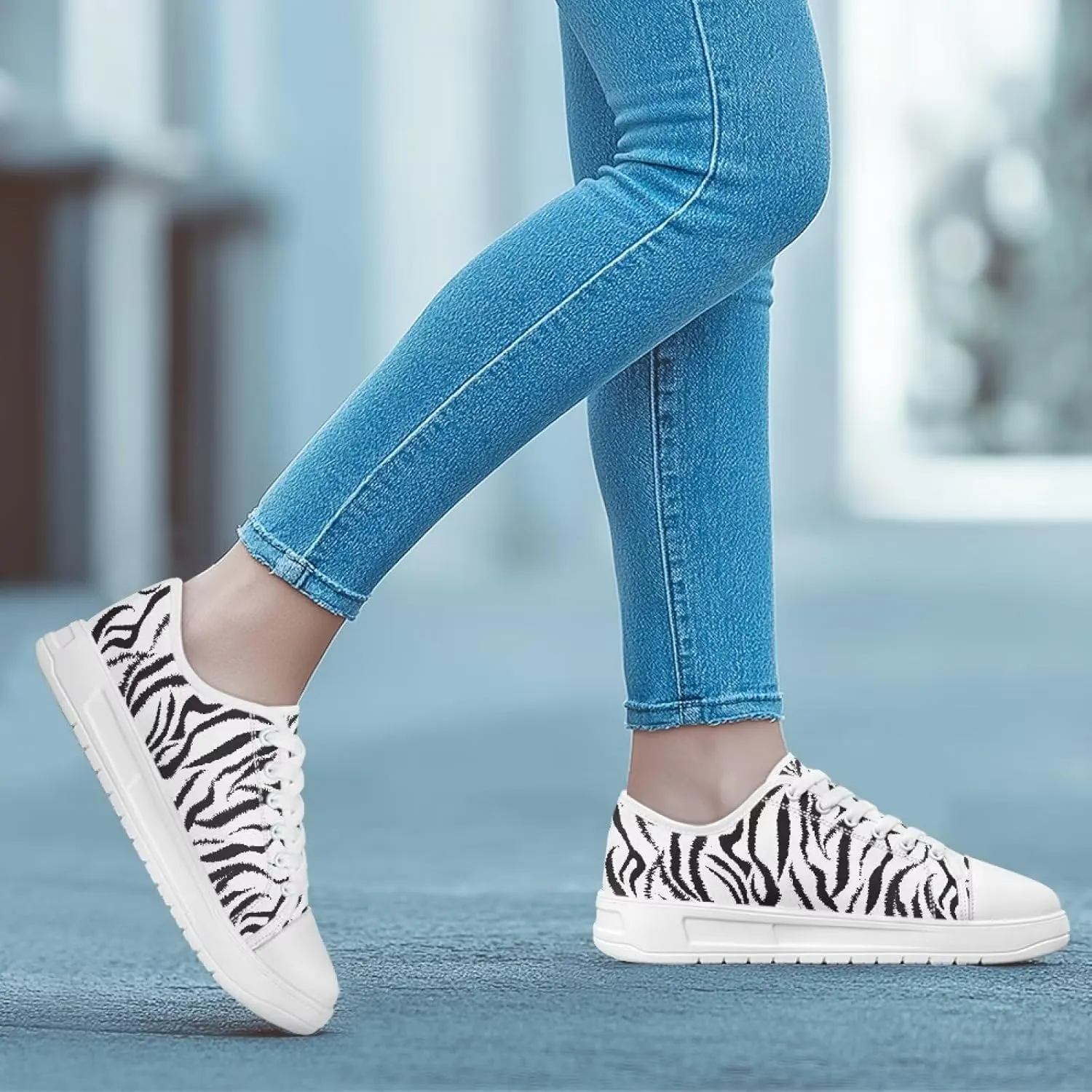 Summer Womens & Men Casual Sneakers Fashion Adult Canvas Shoes with Flag Pattern
