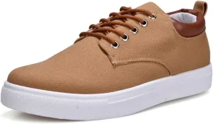tazimall Mens Casual Shoes Large Size Canvas Shoes Low Top Sneakers