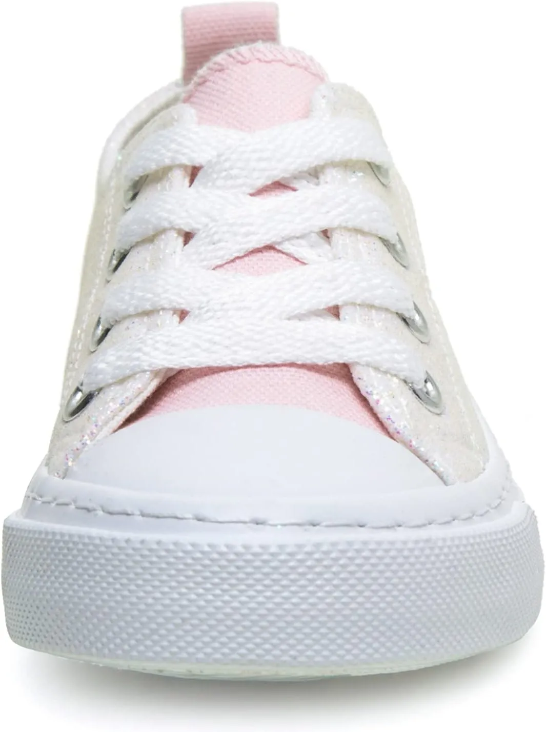 ToandonToddler Kids Sneakers Sparkle Fashion Glitter Sequins Canvas Shoes