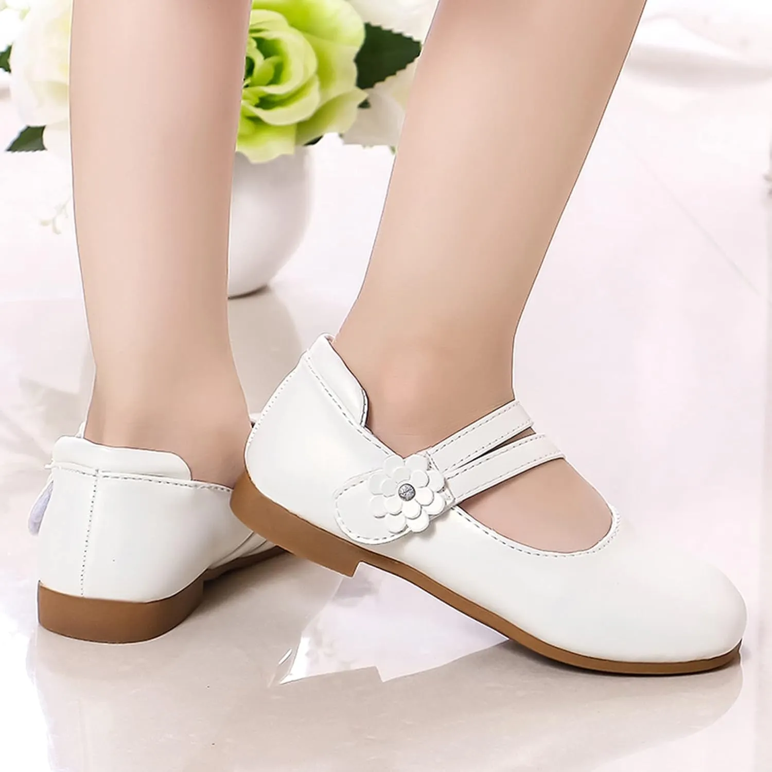 Toddler 10 Shoes Girls Little Girls Dress Shoes Ballet For Girls Wedding Party School Church Dress Slipper Boots Girls