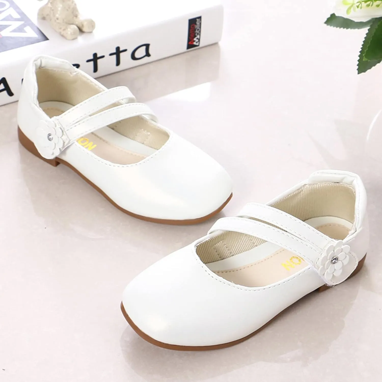 Toddler 10 Shoes Girls Little Girls Dress Shoes Ballet For Girls Wedding Party School Church Dress Slipper Boots Girls