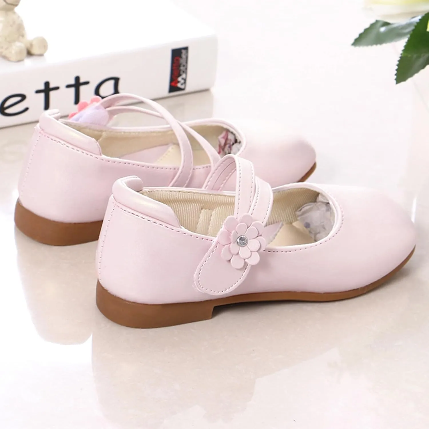 Toddler 10 Shoes Girls Little Girls Dress Shoes Ballet For Girls Wedding Party School Church Dress Slipper Boots Girls
