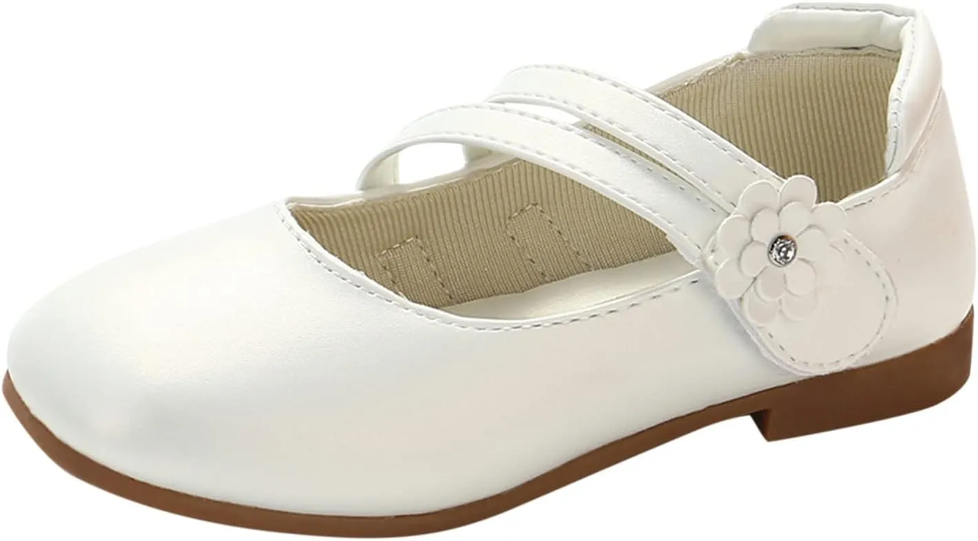 Toddler 10 Shoes Girls Little Girls Dress Shoes Ballet For Girls Wedding Party School Church Dress Slipper Boots Girls
