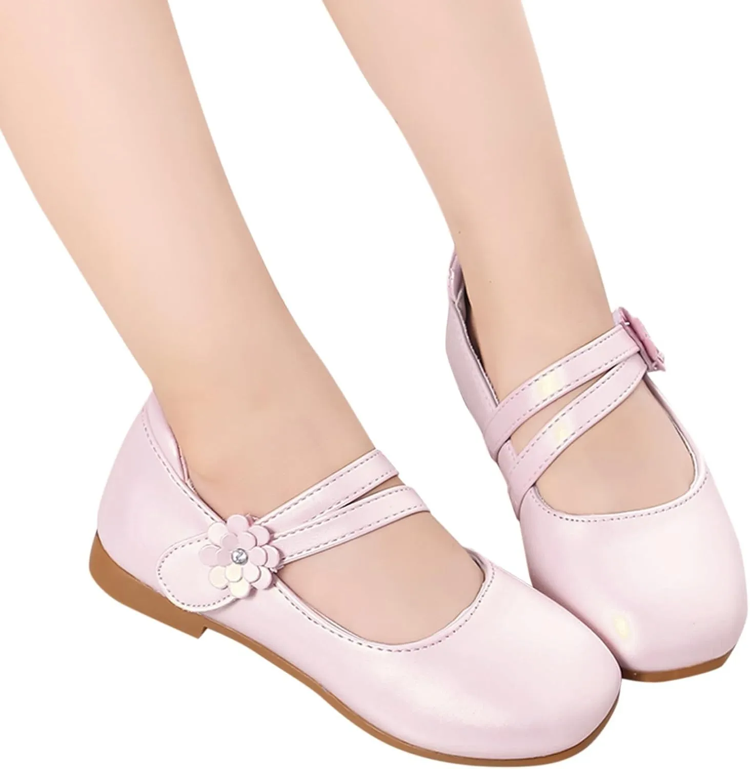 Toddler 10 Shoes Girls Little Girls Dress Shoes Ballet For Girls Wedding Party School Church Dress Slipper Boots Girls