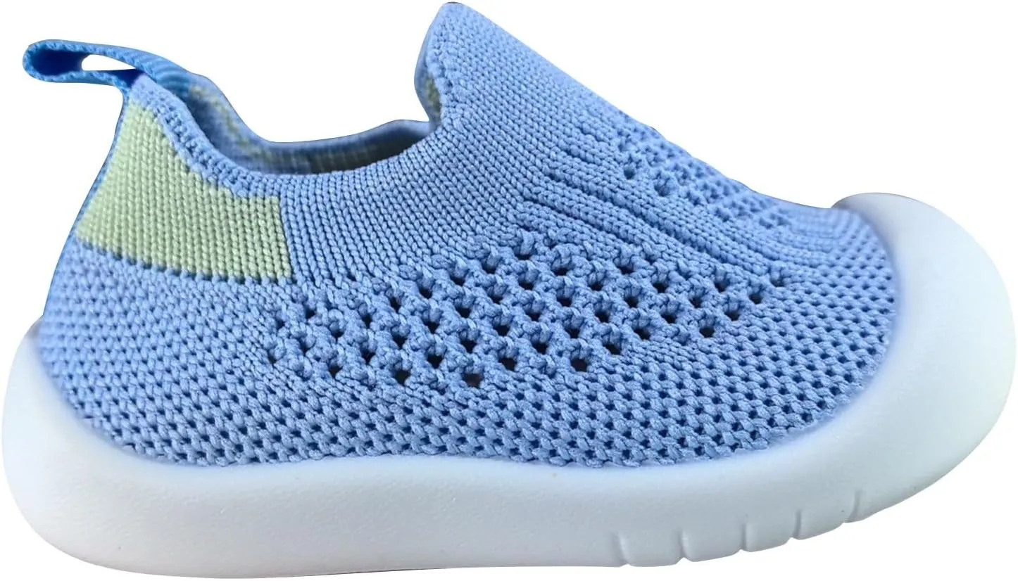 Toddler Boys Girls Shoes Baby Slip on Sock Shoes Lightweight Casual Walking Sneakers Summer Mesh Size 2 Infant Shoes