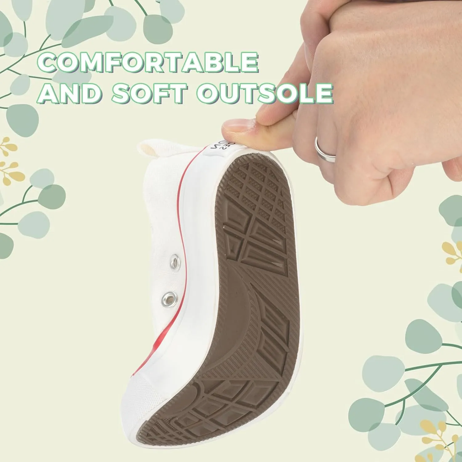 Toddler Canvas Shoes Casual Sneakers for Kids Boys and Girls Low Top Canvas Sneakers Lace Up Canvas Shoes