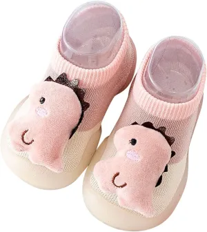 Toddler Girl Shoes Comfortable Infant Toddler Shoes Cute Dinosaur Puppy Pattern Children Mesh Breathable Floor Boy Shoes