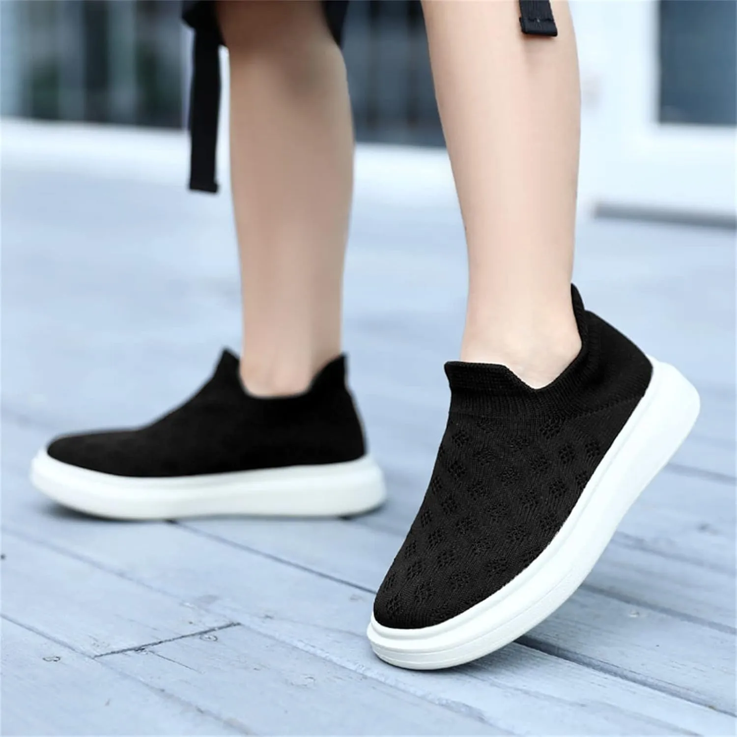 Toddler Slip On Sock Sneaker Shoes Boys Girls Sneakers Lightweight for Walking Mesh Athletic Running Tennis Shoes