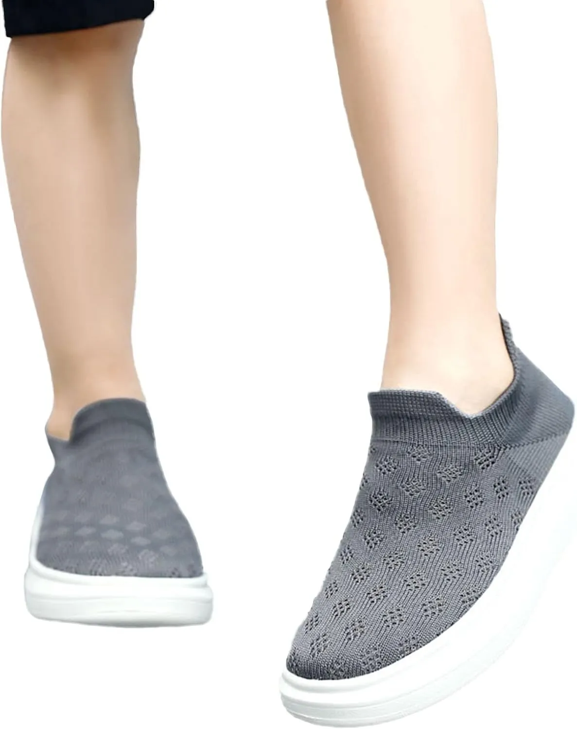 Toddler Slip On Sock Sneaker Shoes Boys Girls Sneakers Lightweight for Walking Mesh Athletic Running Tennis Shoes