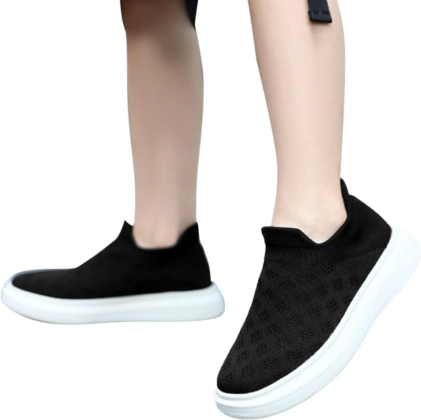 Toddler Slip On Sock Sneaker Shoes Boys Girls Sneakers Lightweight for Walking Mesh Athletic Running Tennis Shoes