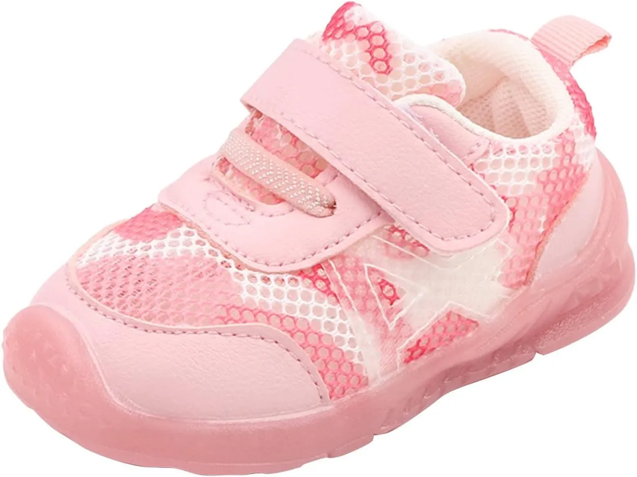 Toddlers Shoes Size 6 Boys and Girls Children Breathable Hook Loop Non Slip Soft Sole Size 7 Toddler Boy Shoes