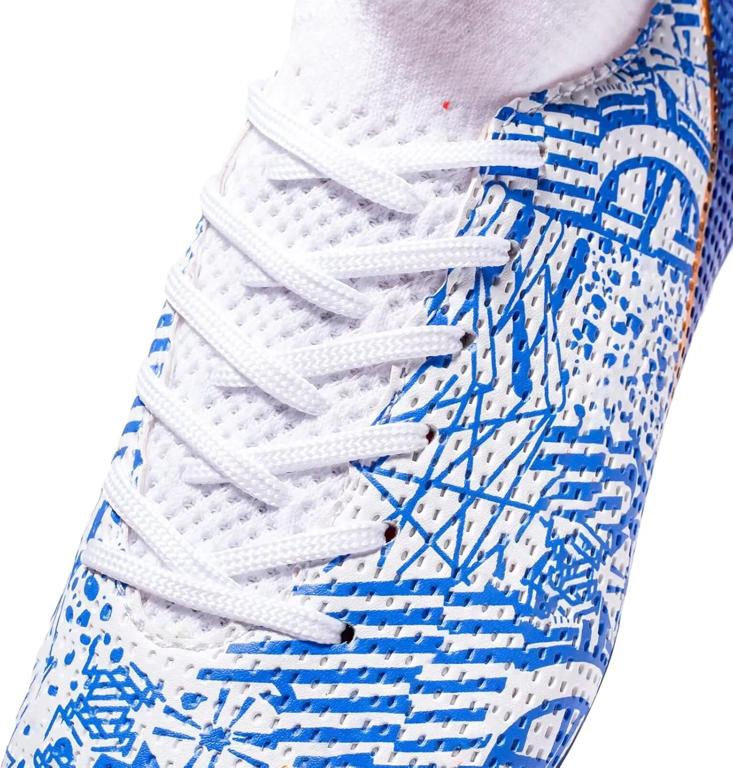 Unisex-Adult Soccer Cleats Tacos de Futbol para Hombre Lightweight Futsal Training Football Shoes for Big Boys