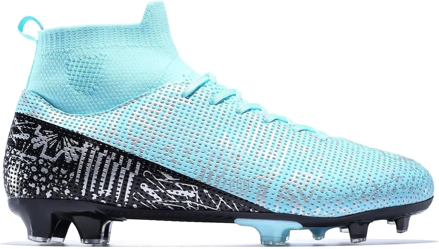 Unisex-Adult Soccer Cleats Tacos de Futbol para Hombre Lightweight Futsal Training Football Shoes for Big Boys