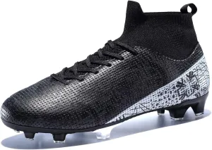 Unisex-Adult Soccer Cleats Tacos de Futbol para Hombre Lightweight Futsal Training Football Shoes for Big Boys