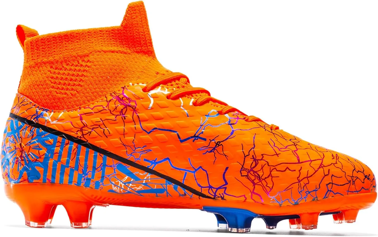 Unisex-Child Soccer Cleats Lightweight Kids Training Football Cleats