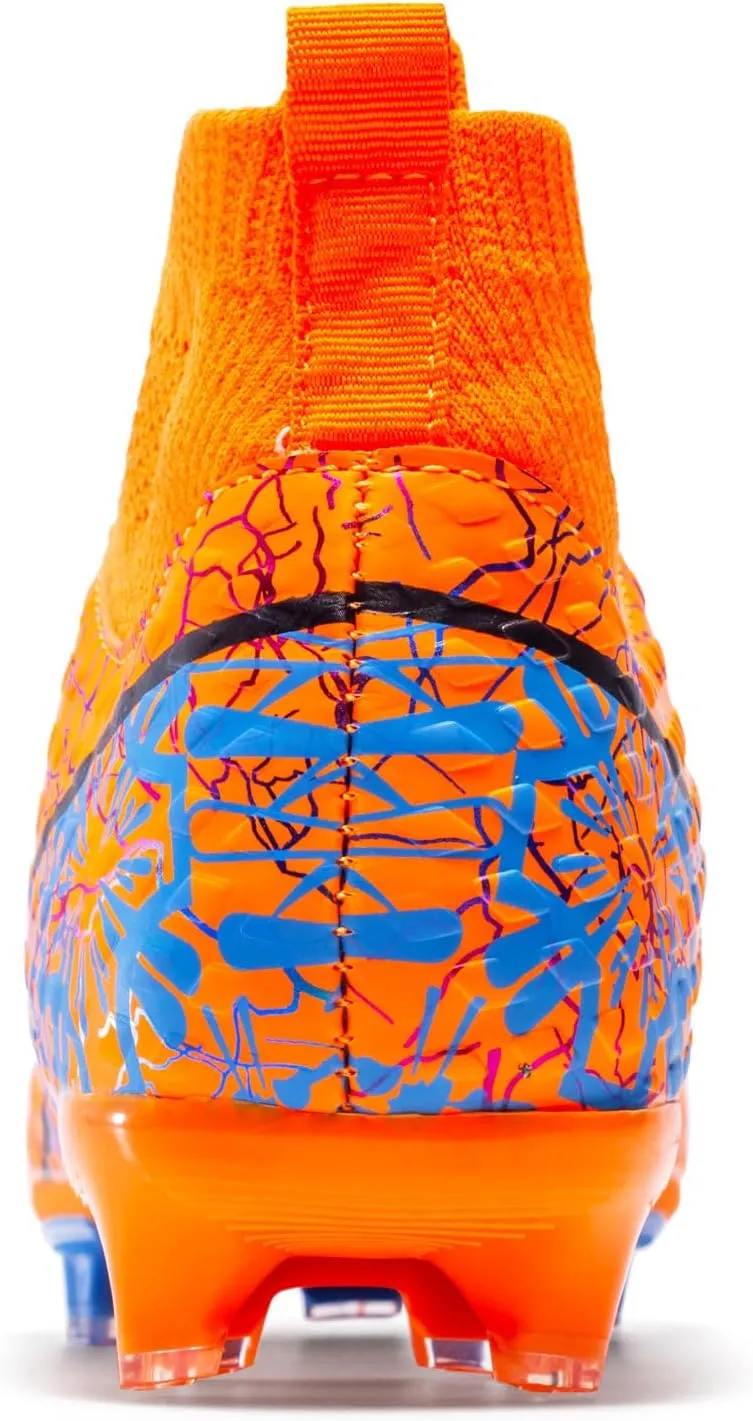 Unisex-Child Soccer Cleats Lightweight Kids Training Football Cleats