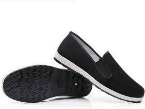 Unisex Chinese Traditional Old Beijing Cloth Kung Fu Martial Arts Tai Chi Canvas Shoes