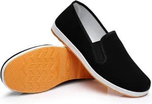 Unisex Chinese Traditional Old Beijing Cloth Kung Fu Martial Arts Tai Chi Canvas Shoes