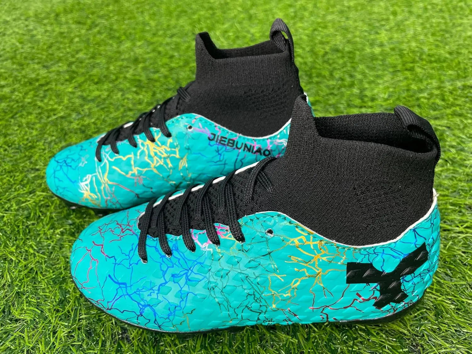Unisex Kids Soccer Shoes Football Cleats Athletic Soccer Shoes Outdoor Sports Sneaker AG/FG