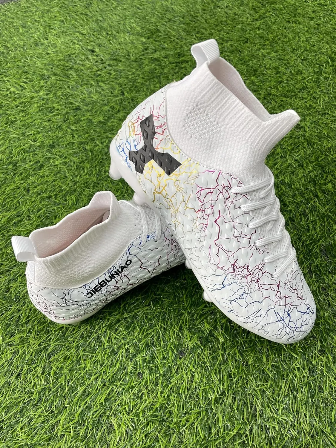 Unisex Kids Soccer Shoes Football Cleats Athletic Soccer Shoes Outdoor Sports Sneaker AG/FG