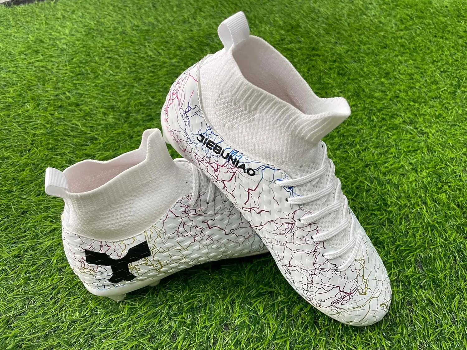 Unisex Kids Soccer Shoes Football Cleats Athletic Soccer Shoes Outdoor Sports Sneaker AG/FG