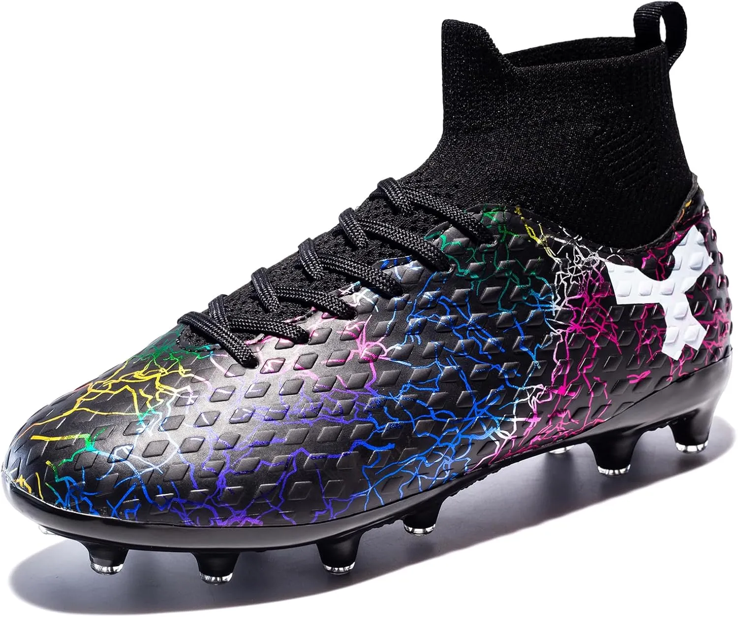 Unisex Kids Soccer Shoes Football Cleats Athletic Soccer Shoes Outdoor Sports Sneaker AG/FG