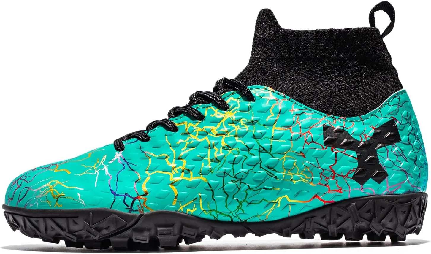 Unisex Kids Soccer Shoes Football Cleats Athletic Soccer Shoes Outdoor Sports Sneaker AG/FG