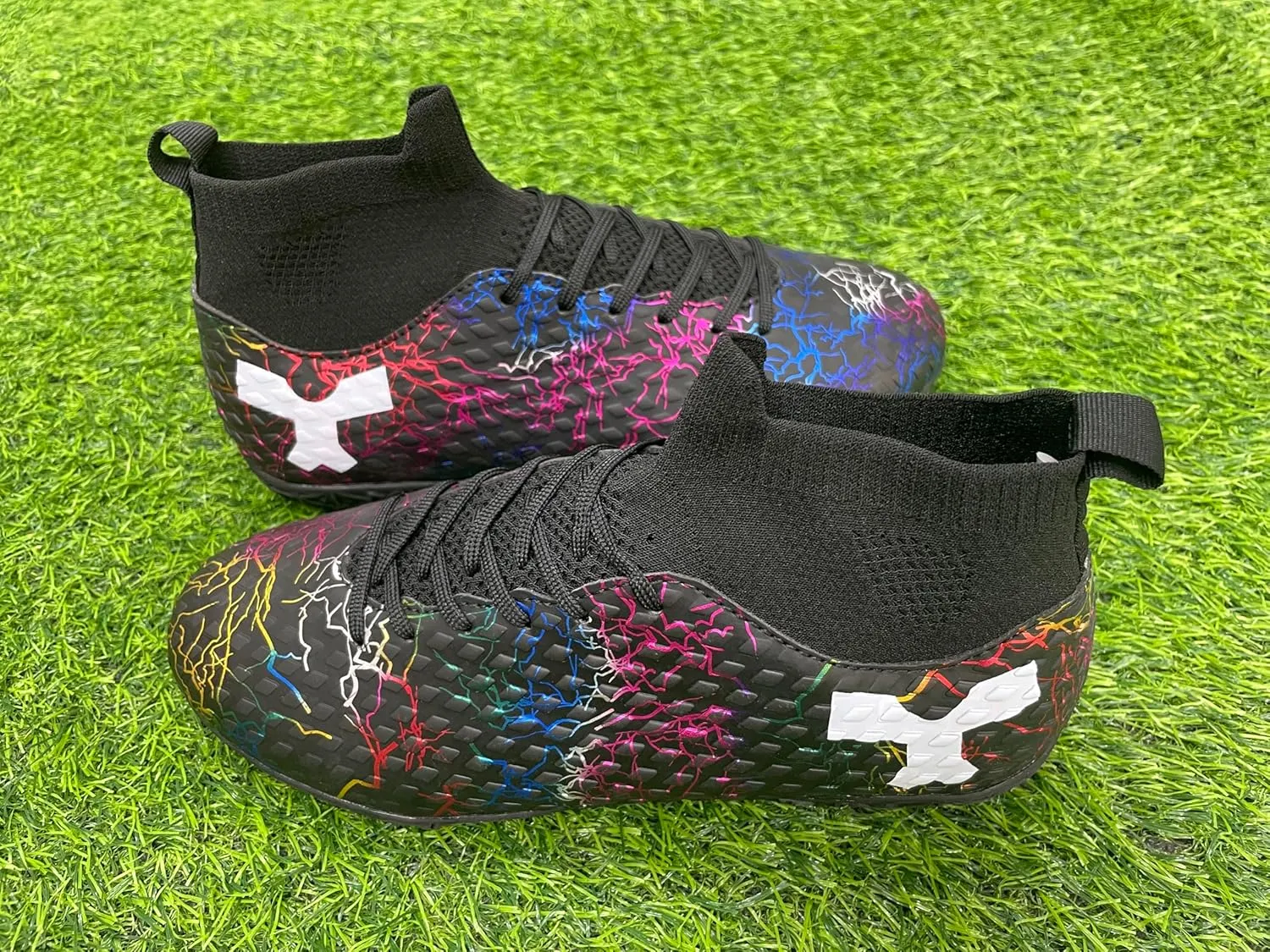 Unisex Kids Soccer Shoes Football Cleats Athletic Soccer Shoes Outdoor Sports Sneaker AG/FG