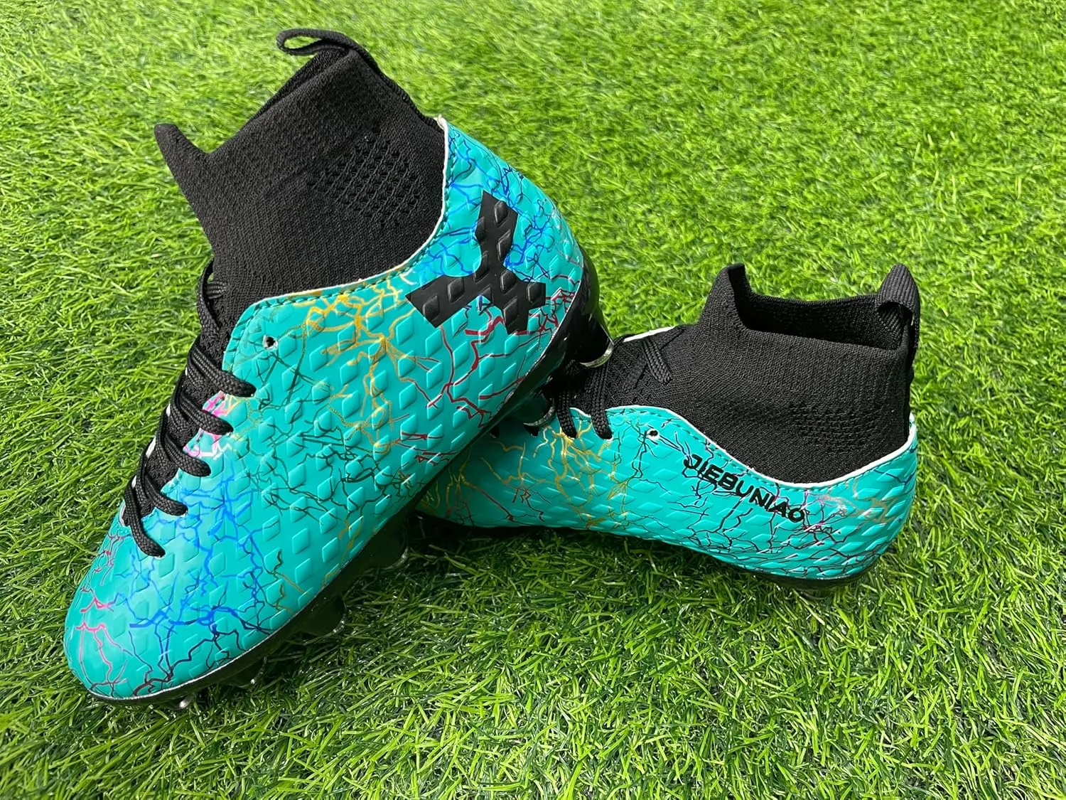 Unisex Kids Soccer Shoes Football Cleats Athletic Soccer Shoes Outdoor Sports Sneaker AG/FG