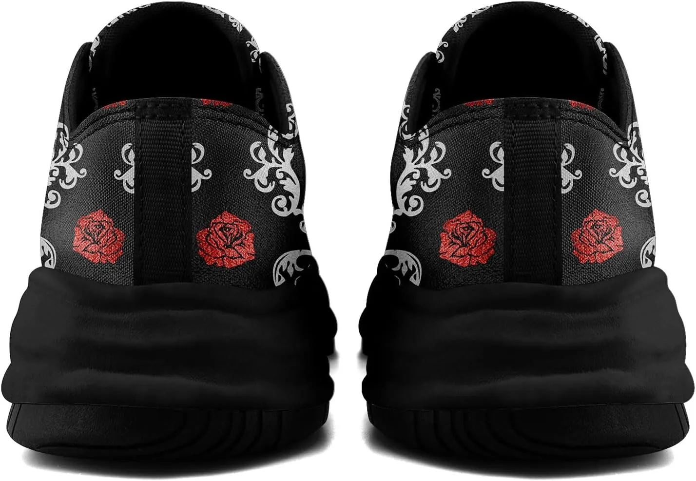 Unisex Skull Canvas Shoes Fashion Sneakers Low Top Flat Casual Tennis Walking Shoes for Men Women