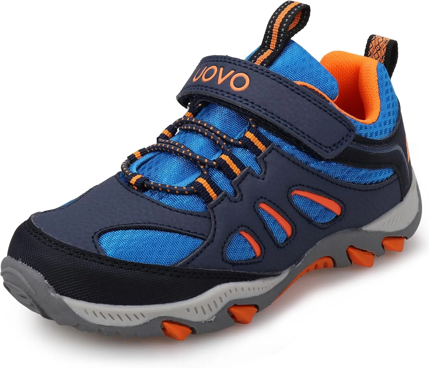 UOVO Boys Shoes Water Resistant Hiking Boots Kids Outdoor Walking Shoes Non Slip Ankle Athletic Sneaker Anti Collision Size 9.5 Toddler to 4.5 Big Kids