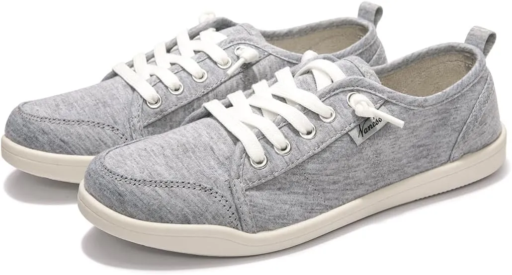 Vanessa Women's Slip On Canvas Sneakers Low Top Casual Shoes Comfort Fashion Sneaker Classic Flats Breathable Walking Shoes