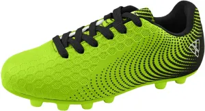 Vizari USA Stealth Boys Girls Soccer Cleats | Youth Firm Ground Athletic Outdoor Football Shoes for Toddler, Little Kid, Big Kid | Lightweight & Durable