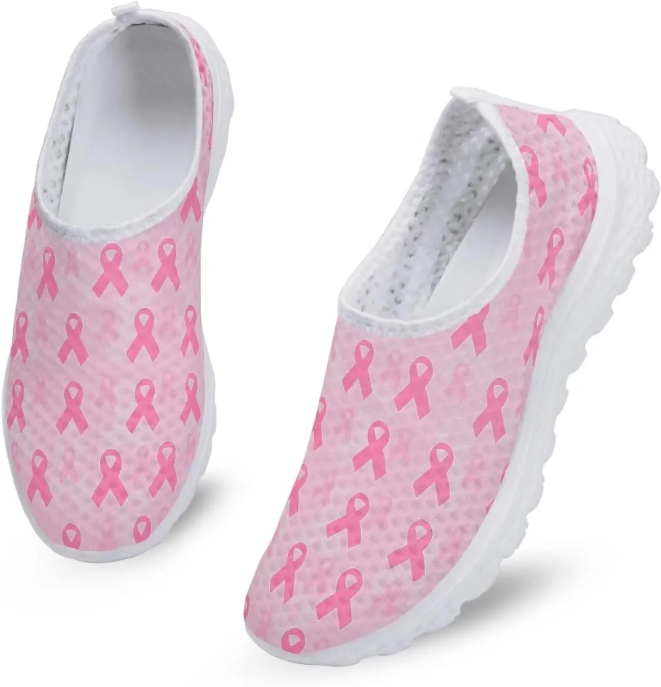 Womens Athletic Water Shoes Air Mesh Comfortable Slip-on Outdoor Sport Sneakers