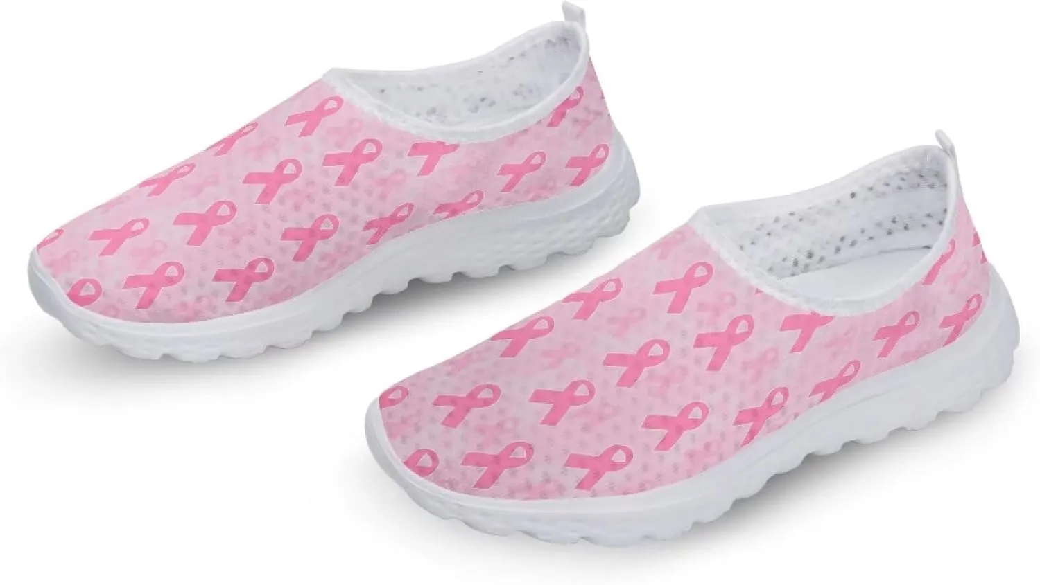 Womens Athletic Water Shoes Air Mesh Comfortable Slip-on Outdoor Sport Sneakers