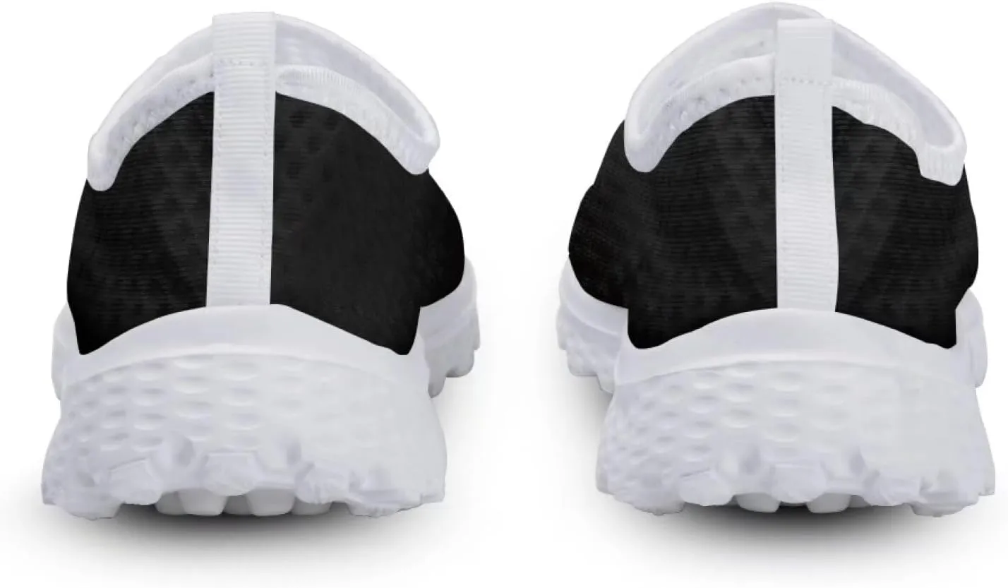 Womens Athletic Water Shoes Air Mesh Comfortable Slip-on Outdoor Sport Sneakers