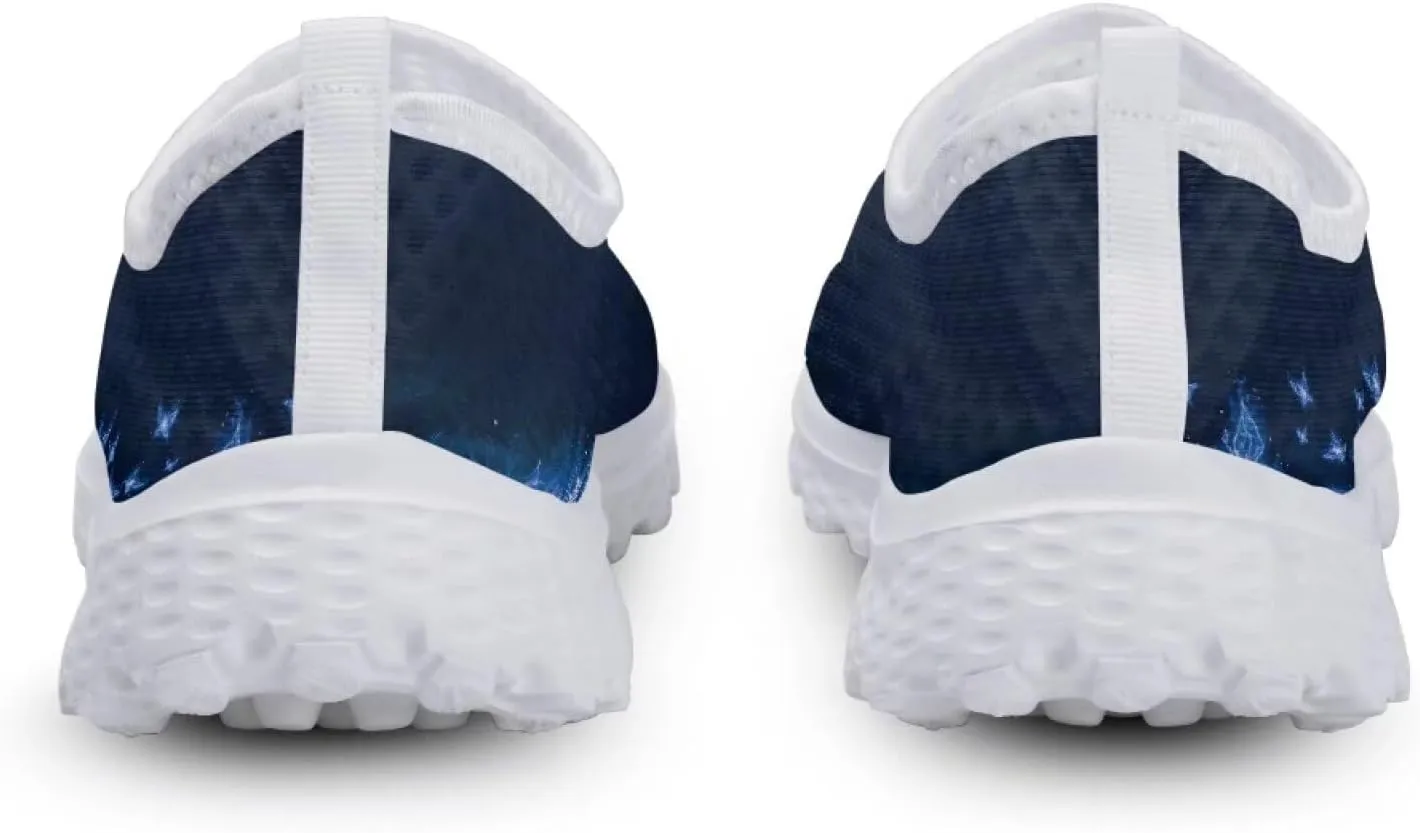 Womens Athletic Water Shoes Air Mesh Comfortable Slip-on Outdoor Sport Sneakers