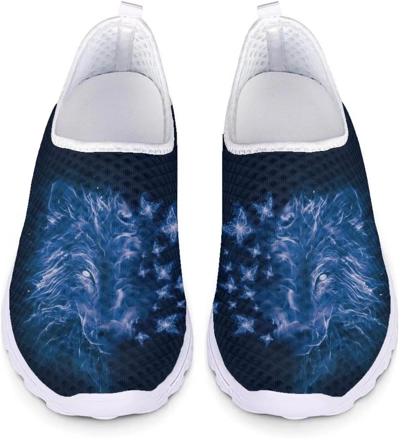 Womens Athletic Water Shoes Air Mesh Comfortable Slip-on Outdoor Sport Sneakers