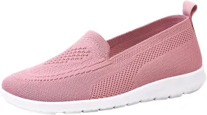 Womens Casual Slip On Loafers Comfortable Walking Shoes Lightweight Canvas Sneakers Flat Non Slip Flats