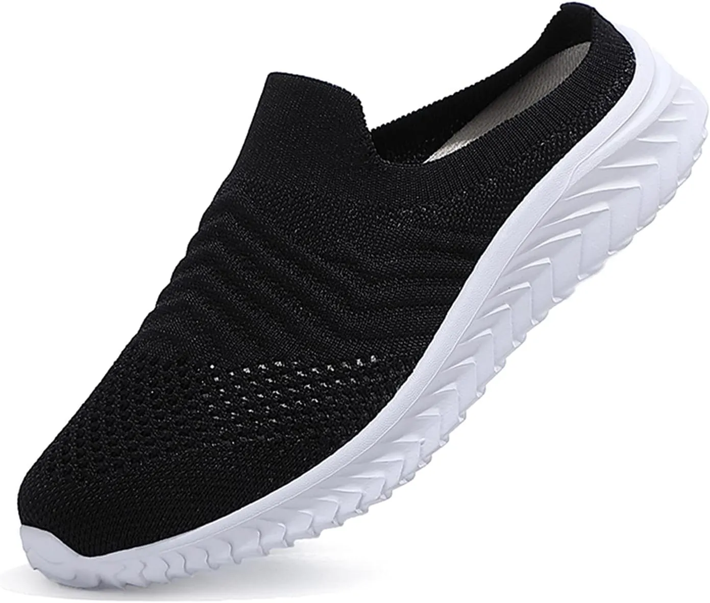 Womens Casual Slip On Loafers Comfortable Walking Shoes Lightweight Canvas Sneakers Flat Non Slip Flats